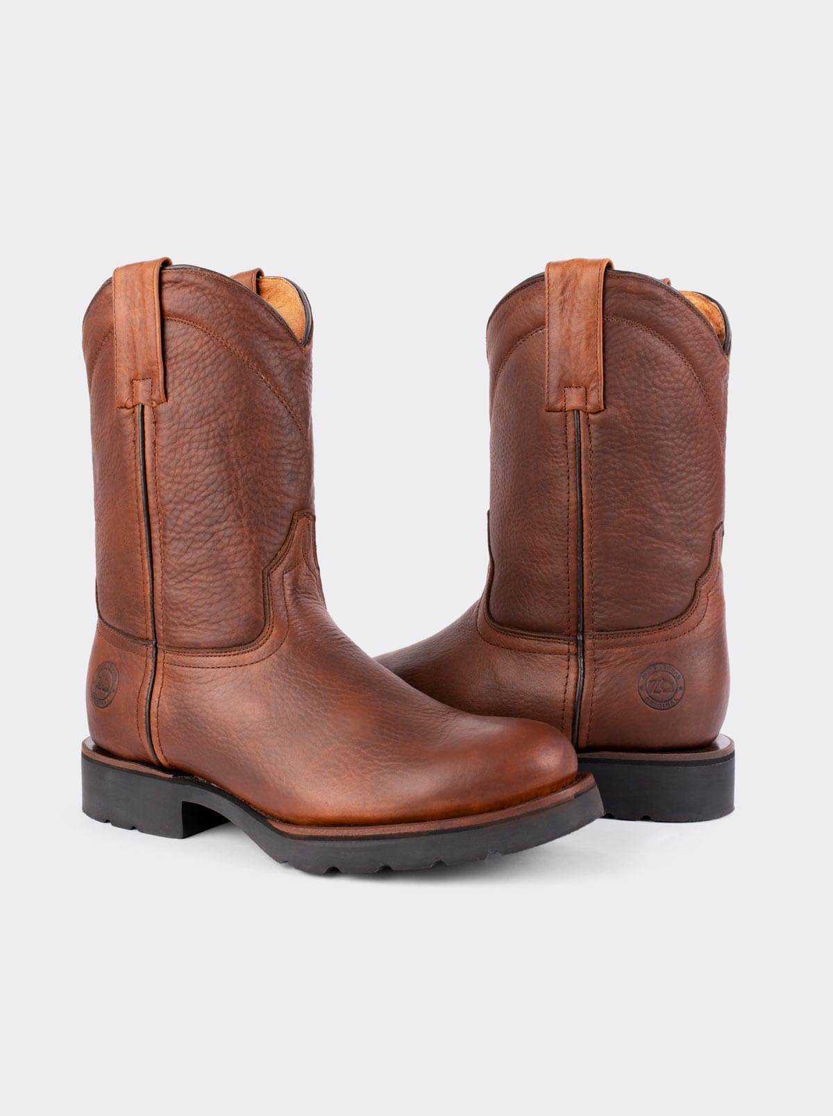 Bota Roper con Suela de Trabajo Bull Fight Ocre Estilo 1000