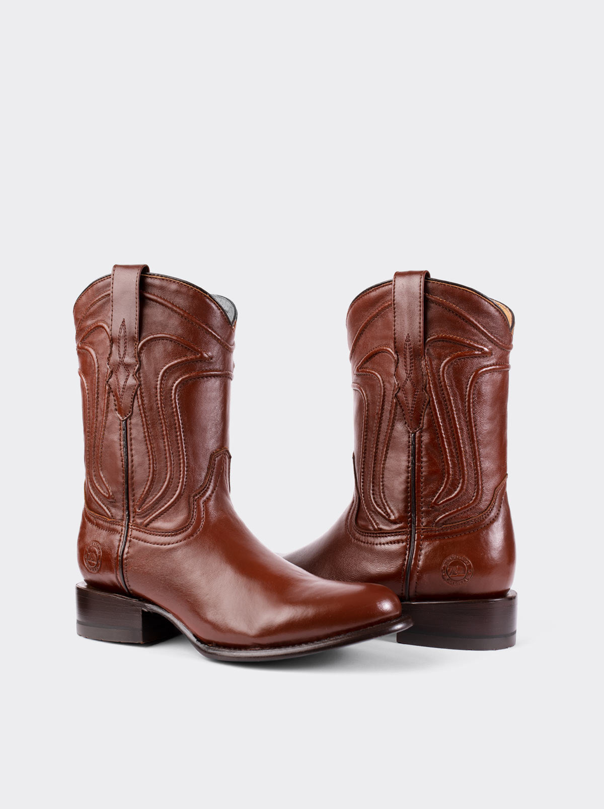 Bota Roper con Suela de Cuero Borrego Café Estilo 1005