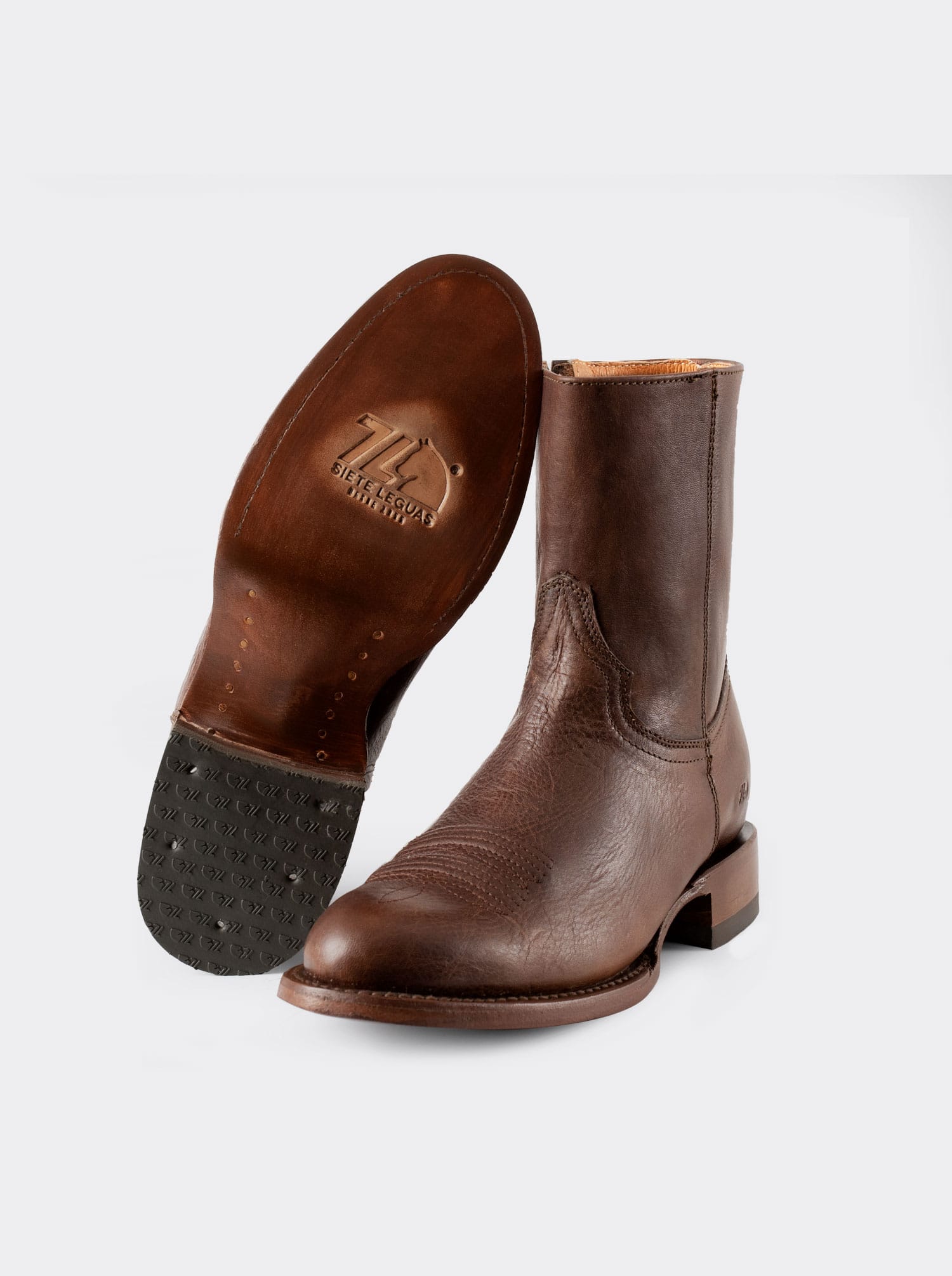 Botín Vaquero con Cierre Paddock Whiskey Estilo 11200