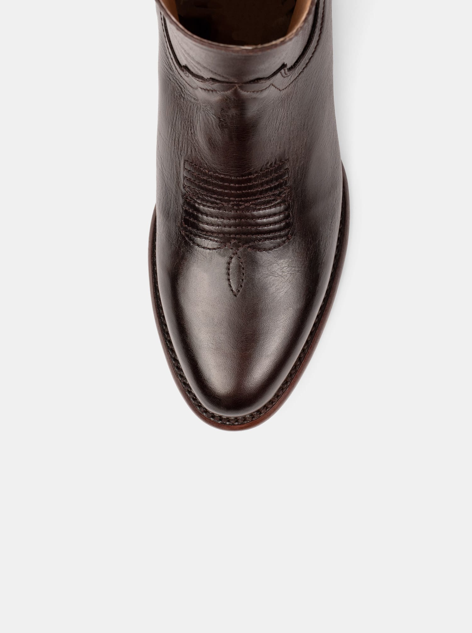 Botín Vaquero con Cierre Olmeca Café Estilo 11200