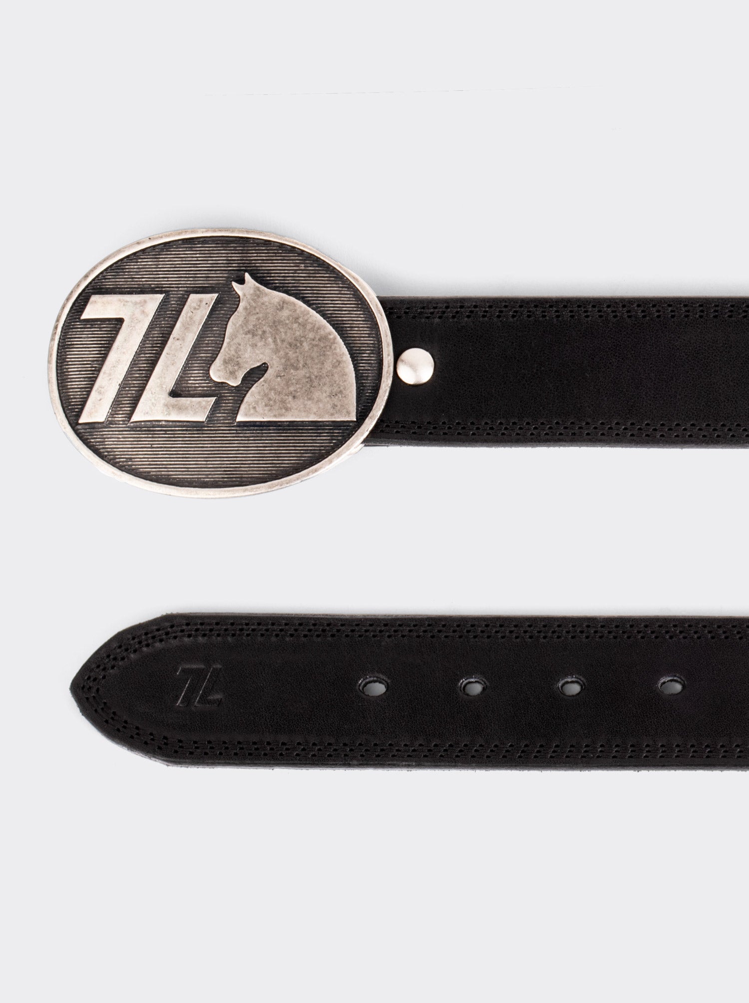 Cinturón Vaquero 7 Leguas Olmeca Negro Estilo 14