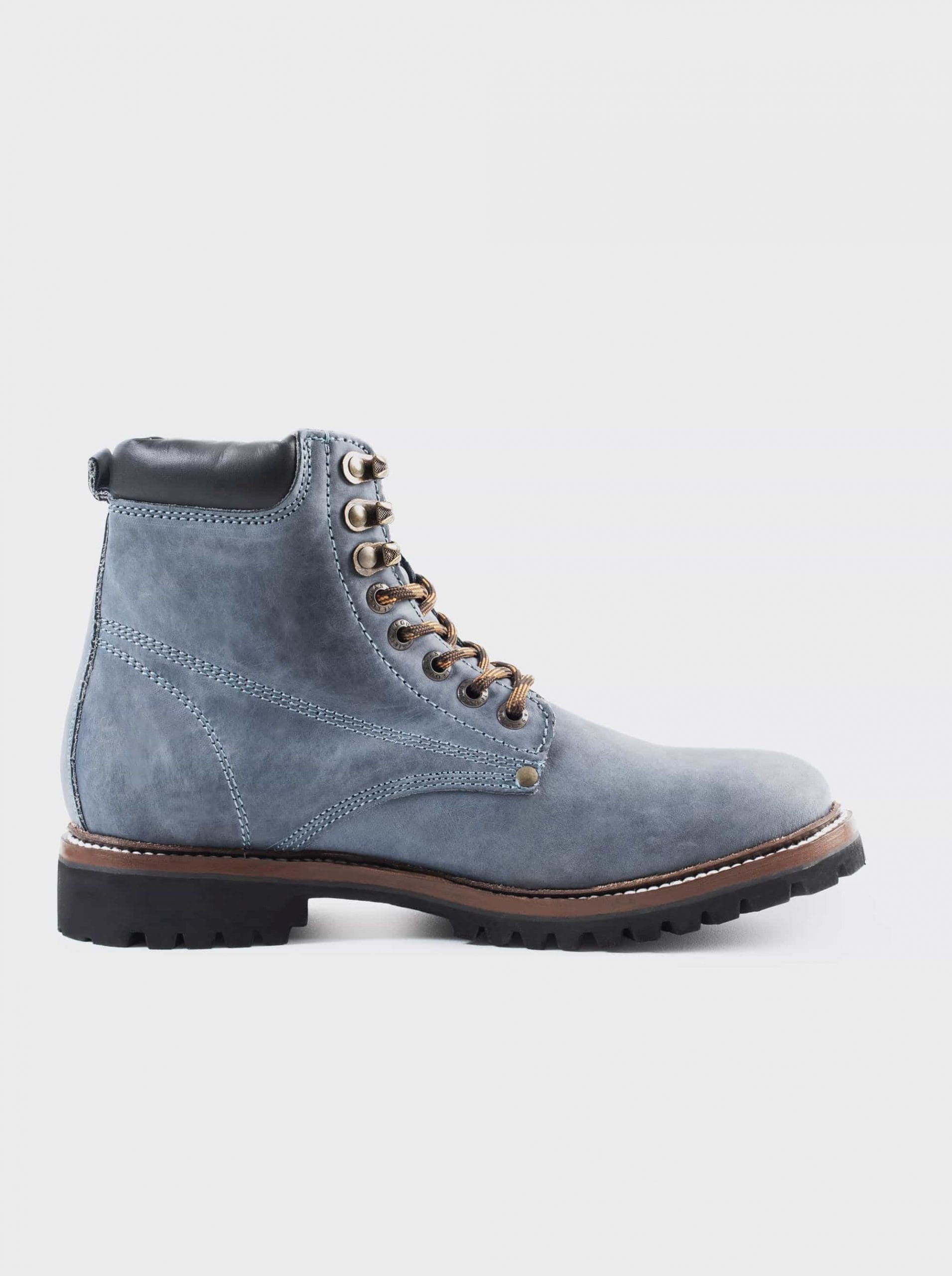 Bota Outdoor Siete Leguas para Uso Rudo Crazy Azul Est. 2413