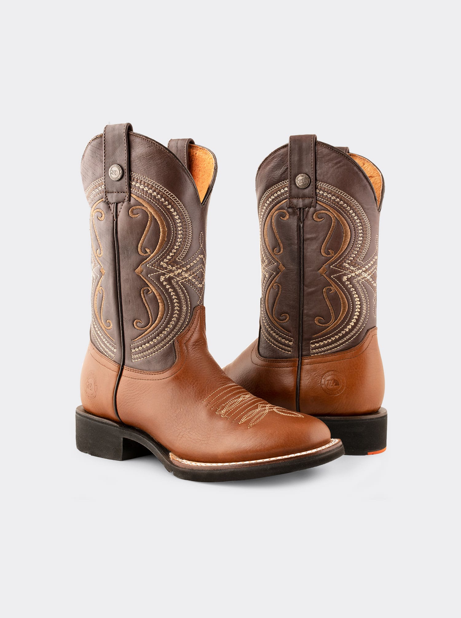 Bota Rodeo con Suela Ligera para Trabajo Challenger Caoba 1546