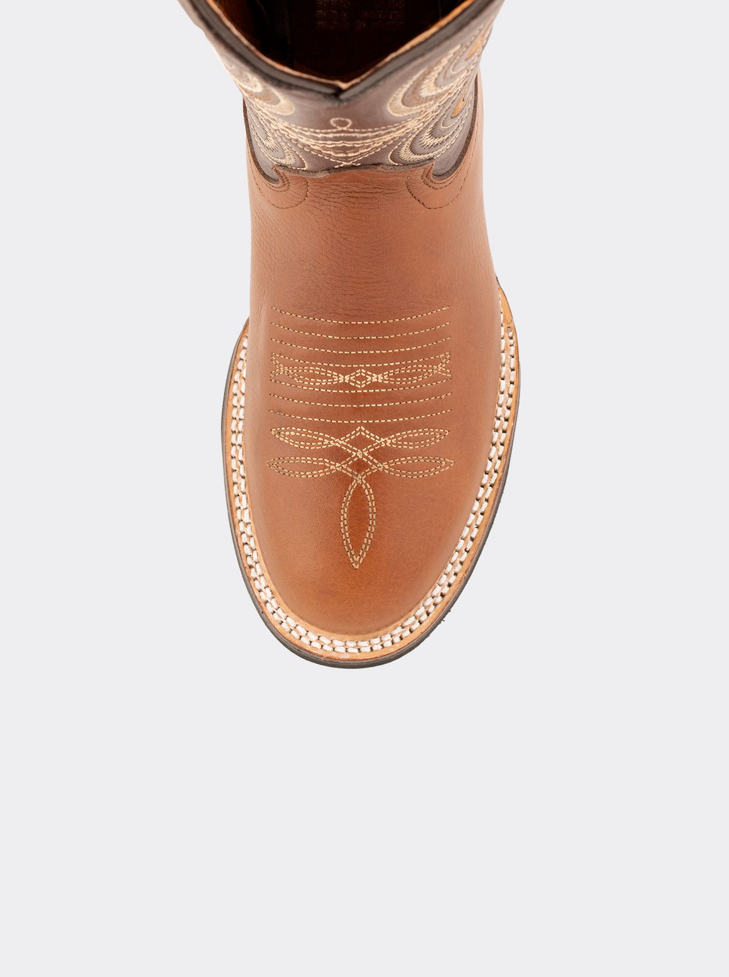 Bota Rodeo con Suela Ligera para Trabajo Challenger Caoba 1546