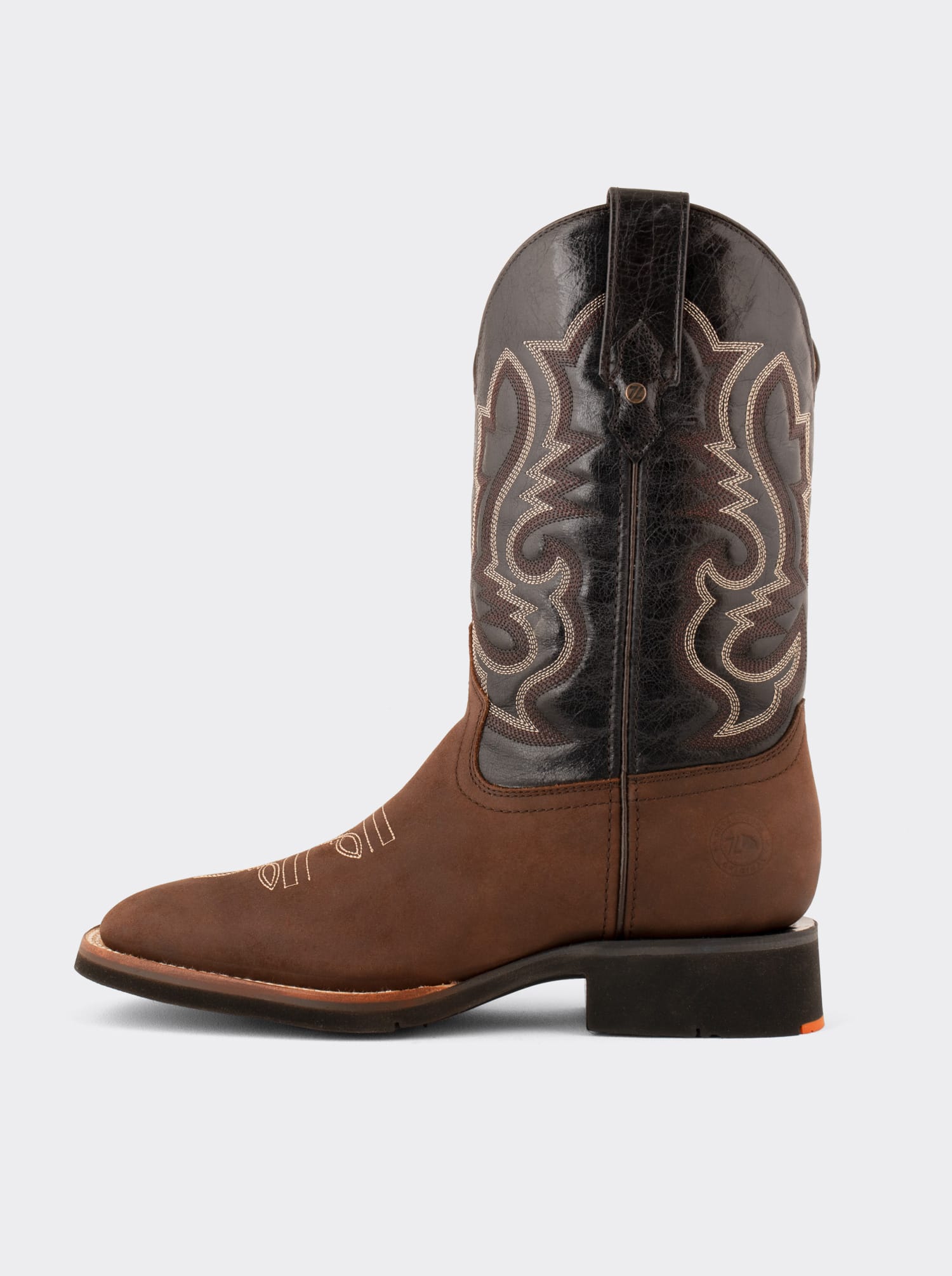 BUTTERO ペコスブーツ バックジップ B2974 シボ革 ブラウン 43 BUTTERO ペコスブーツ バックジップ B2974 シボ革 ブラウン 43