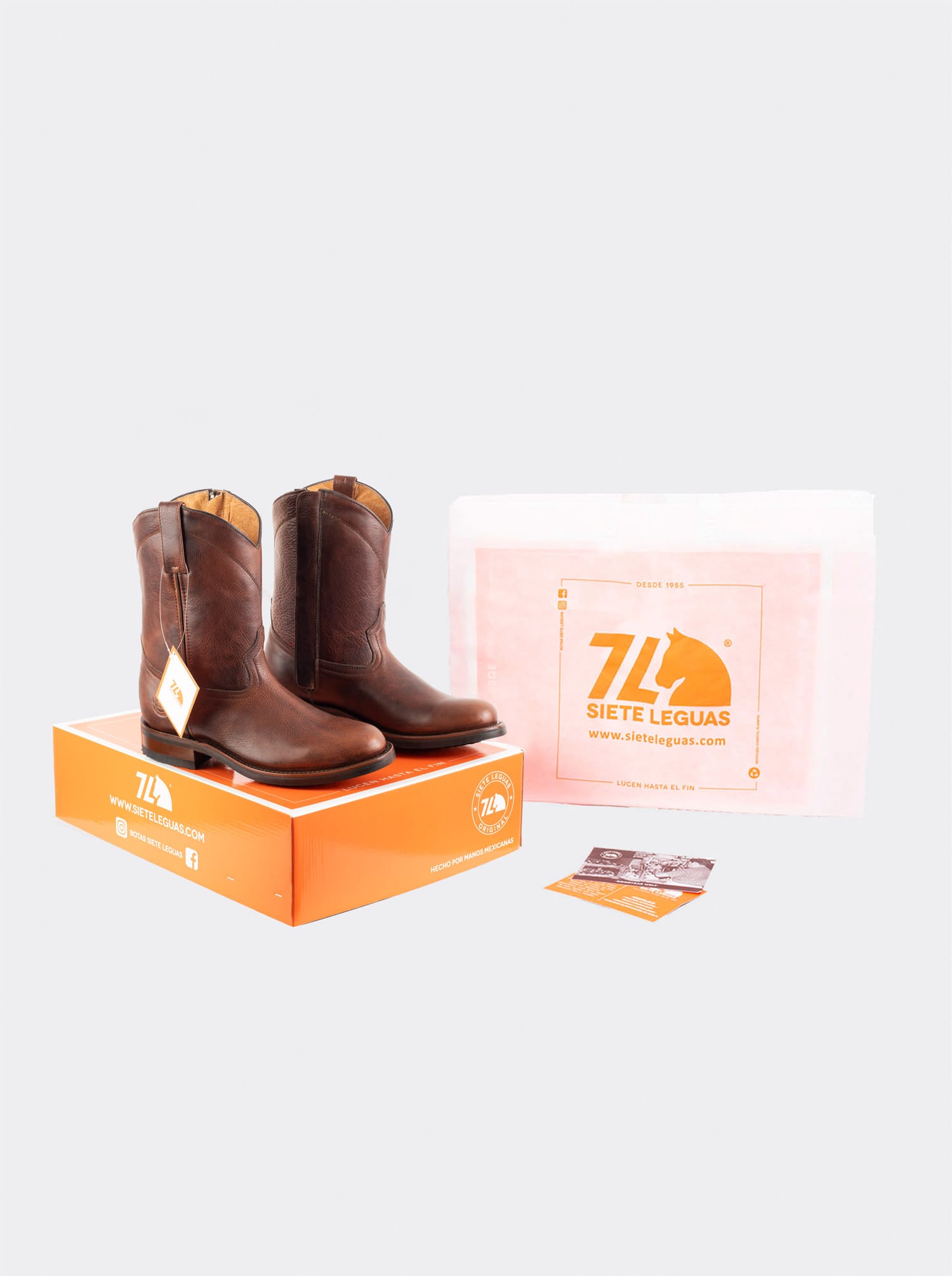 Men´s Leather Zip Roper Oil Resistant Vibram Boot Whiskey Paddock Style 1677