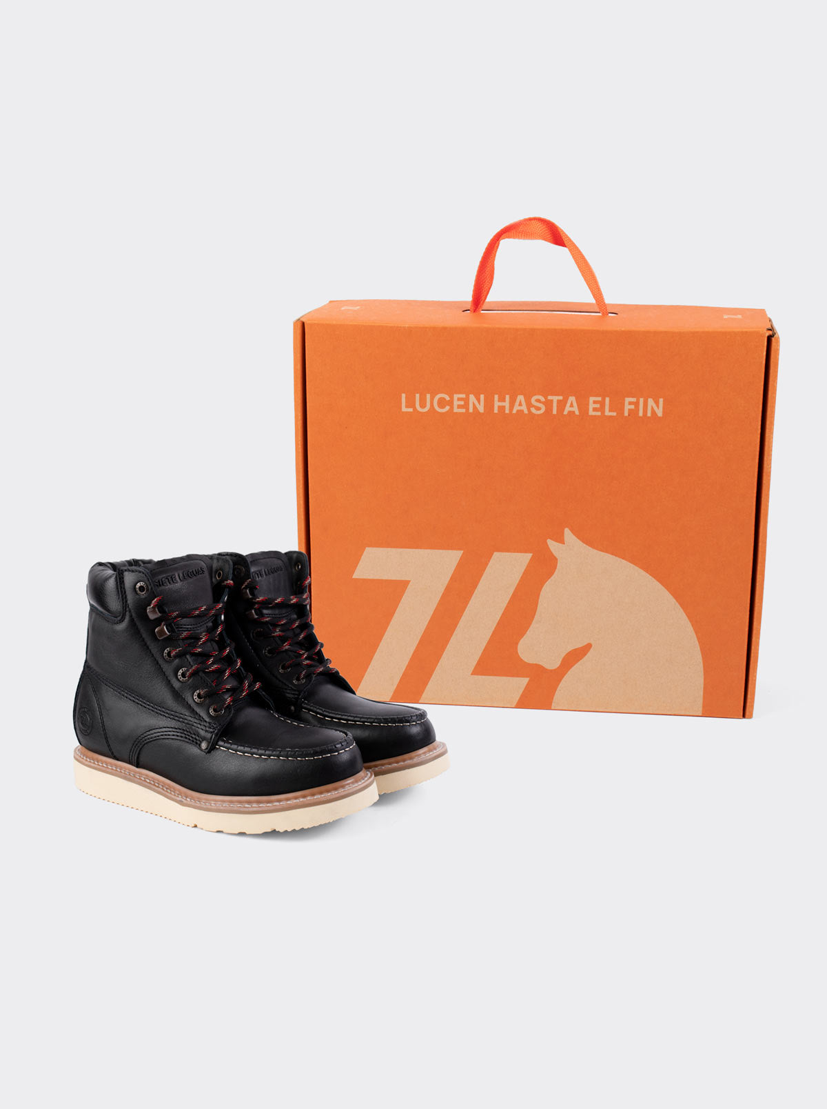 Bota Haiker Ligera de Uso Rudo Montana Negro Estilo 2333