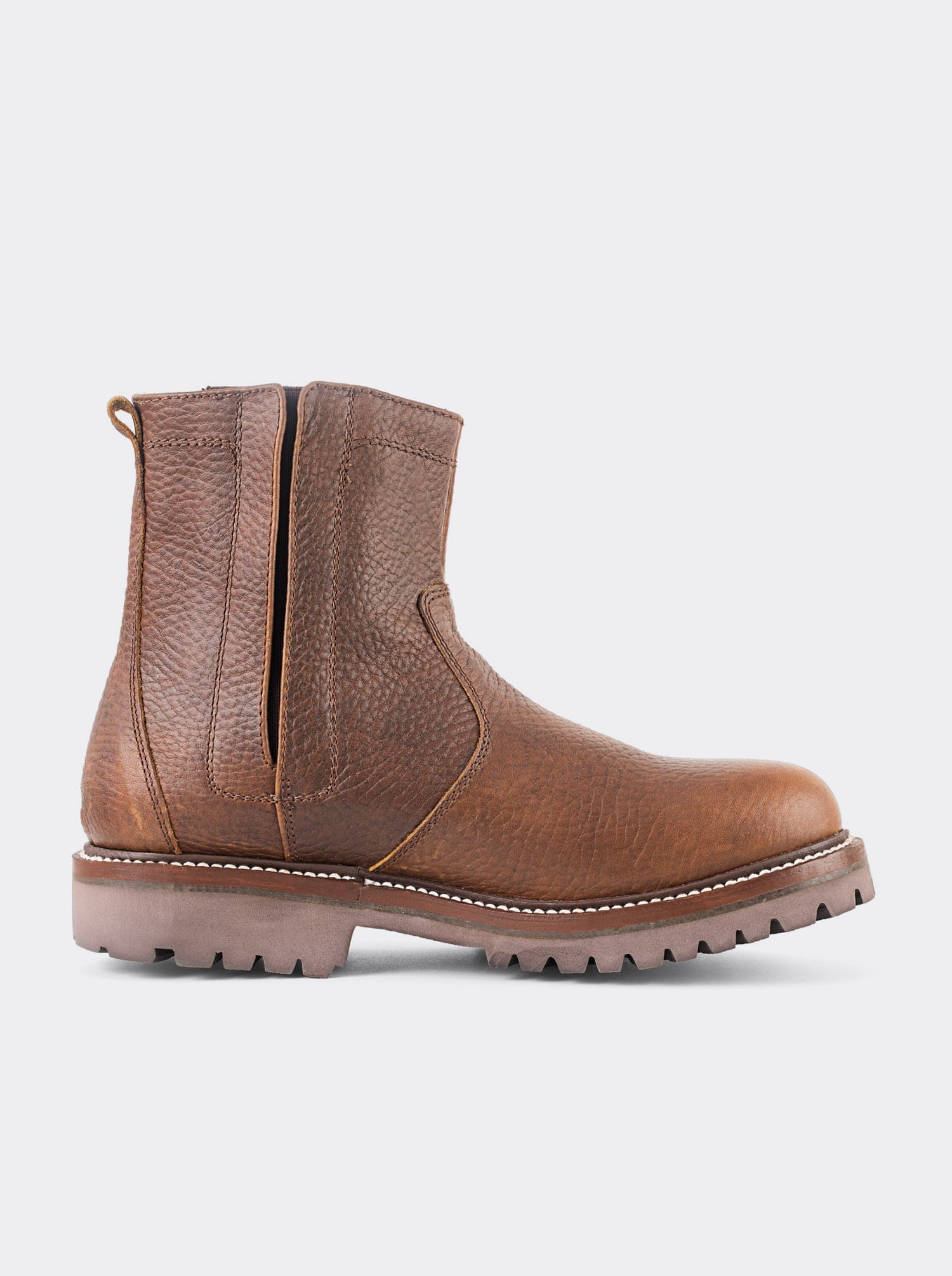 Bota Con Elástico Siete Leguas para Trabajo Bull Fight Ocre Est. 2727