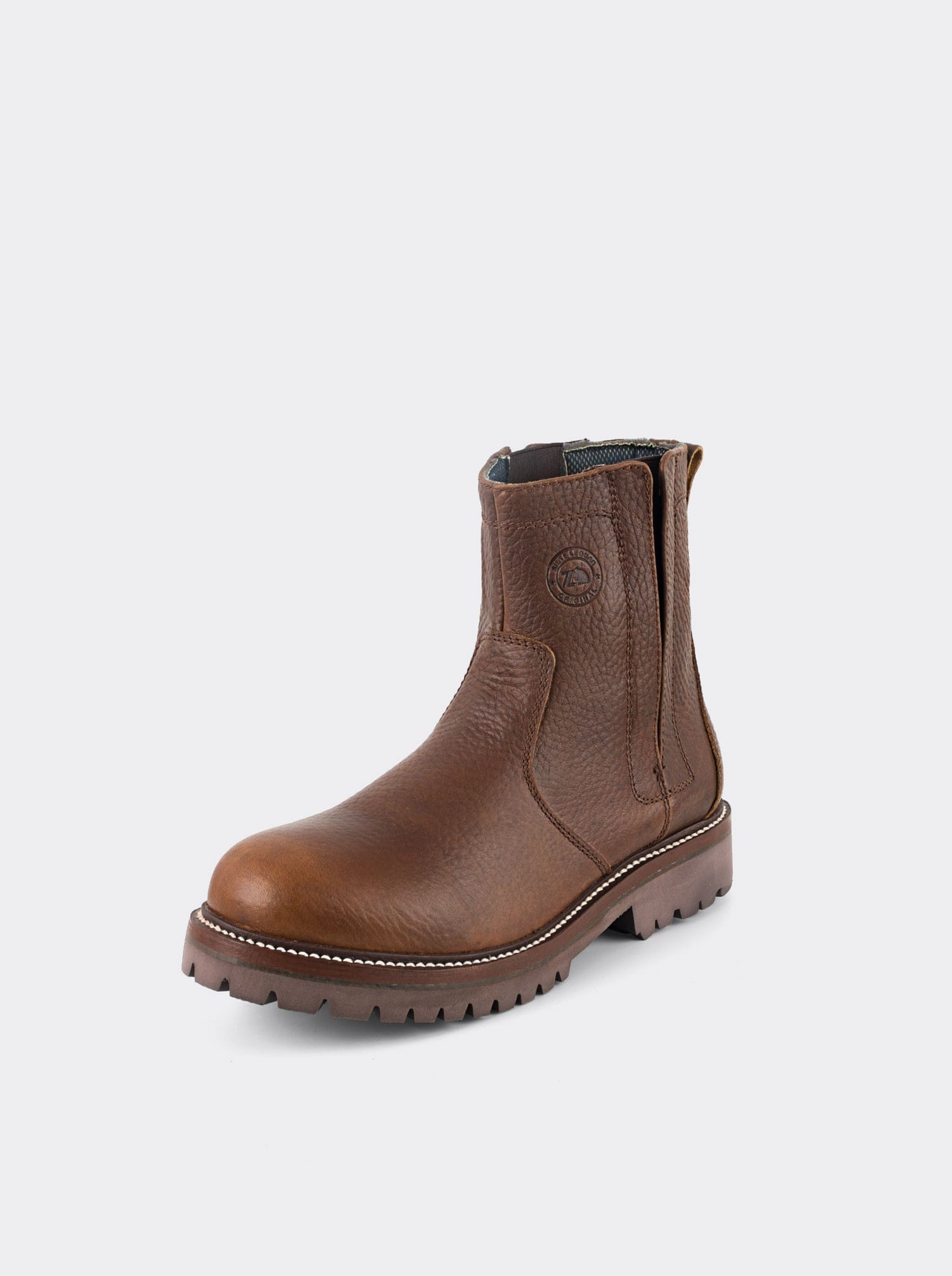 Bota Con Elástico Siete Leguas para Trabajo Bull Fight Ocre Est. 2727