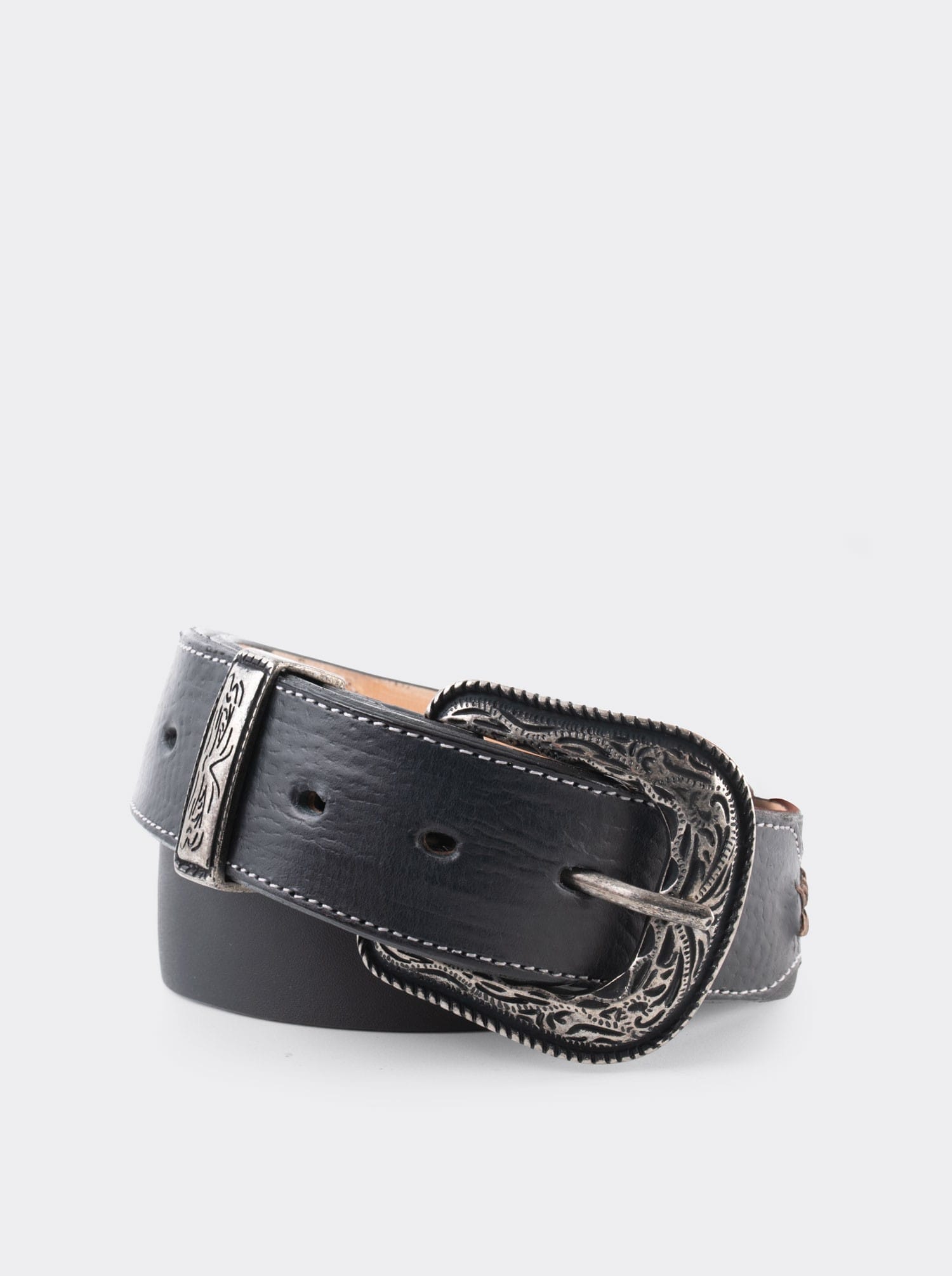 Cinturón Vaquero Sillero Negro / Est. 11