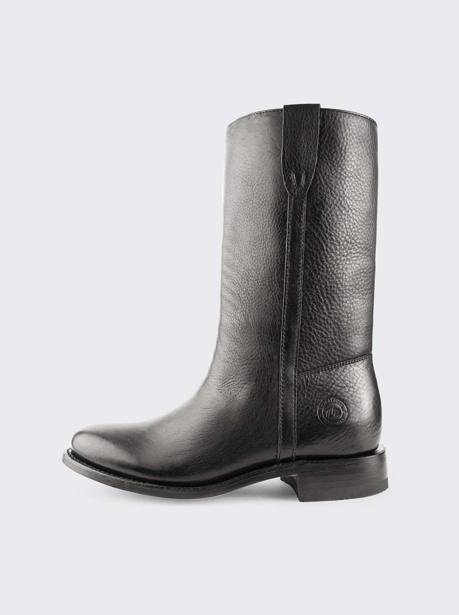 Bota Española con Cierre Montana Negro Estilo 3063