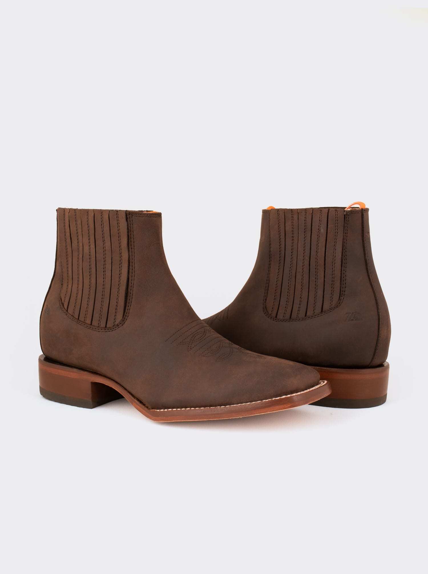 Botín Rodeo con Suela de Cuero Crazy Café Estilo 3601