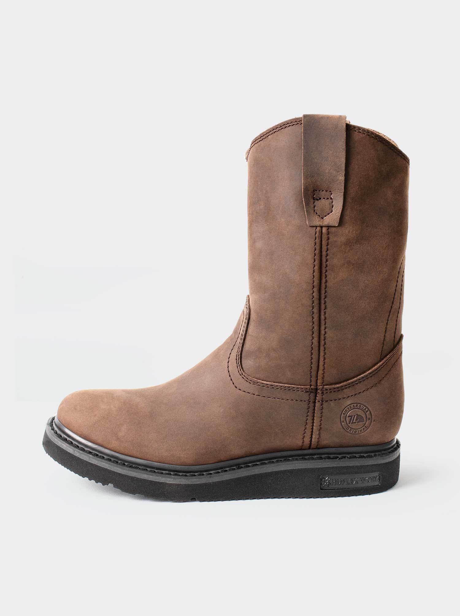 Bota de Trabajo Ligera Wellington Crazy Café Estilo 2222