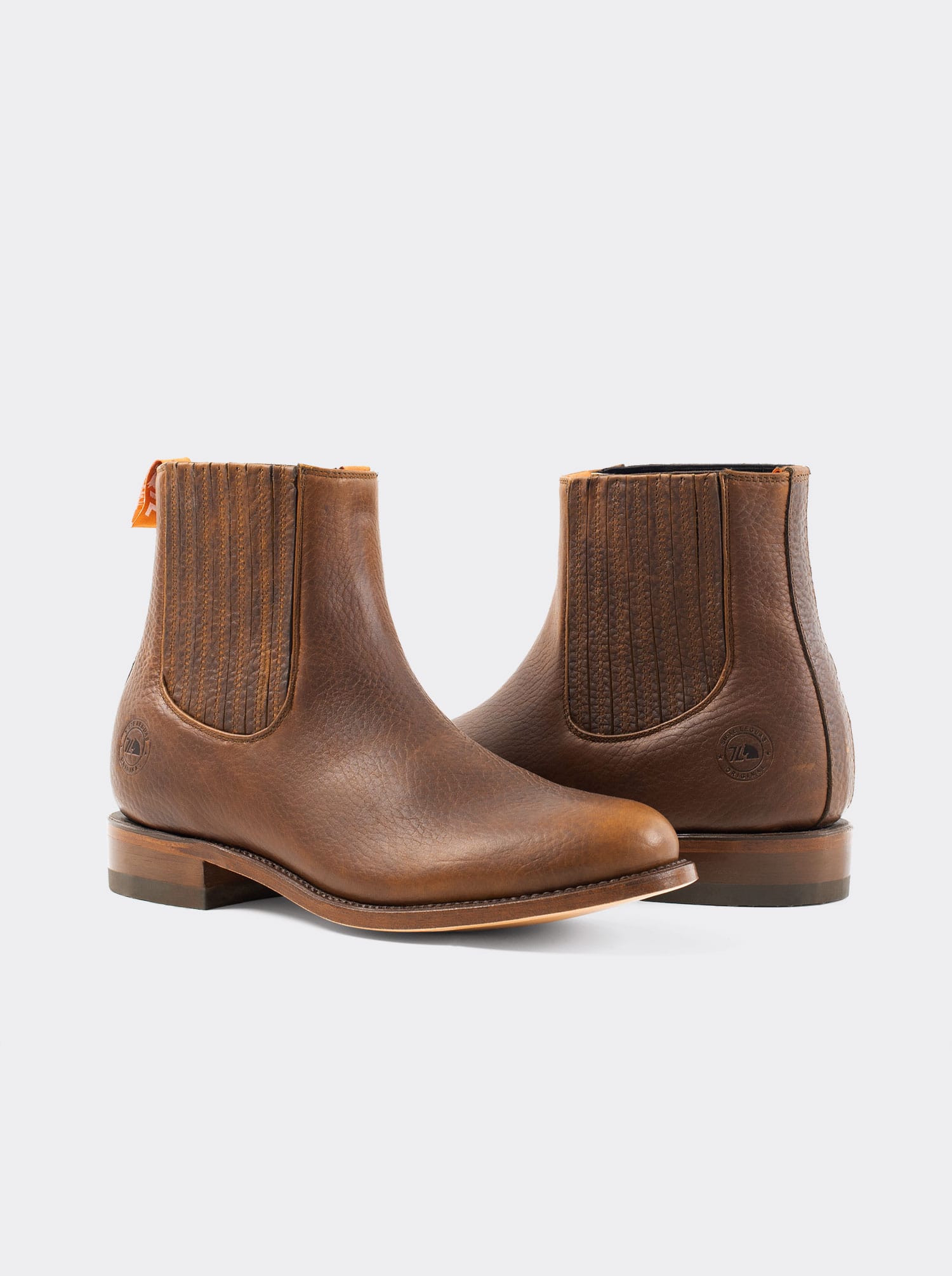 Botín Charro con Suela de Cuero Bull Fight Ocre Estilo 6000