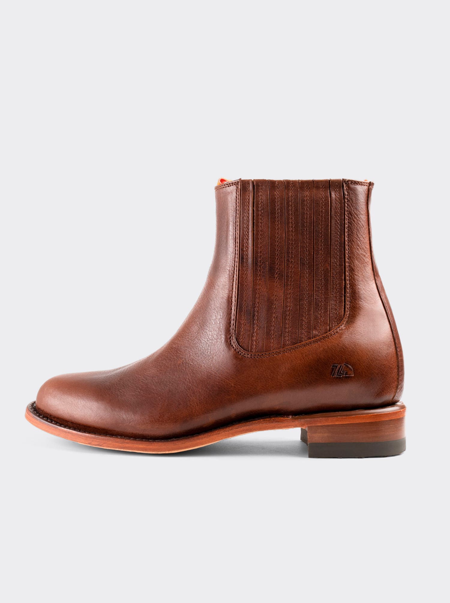 Botín Charro con Suela de Cuero Paddock Whiskey Estilo 6000