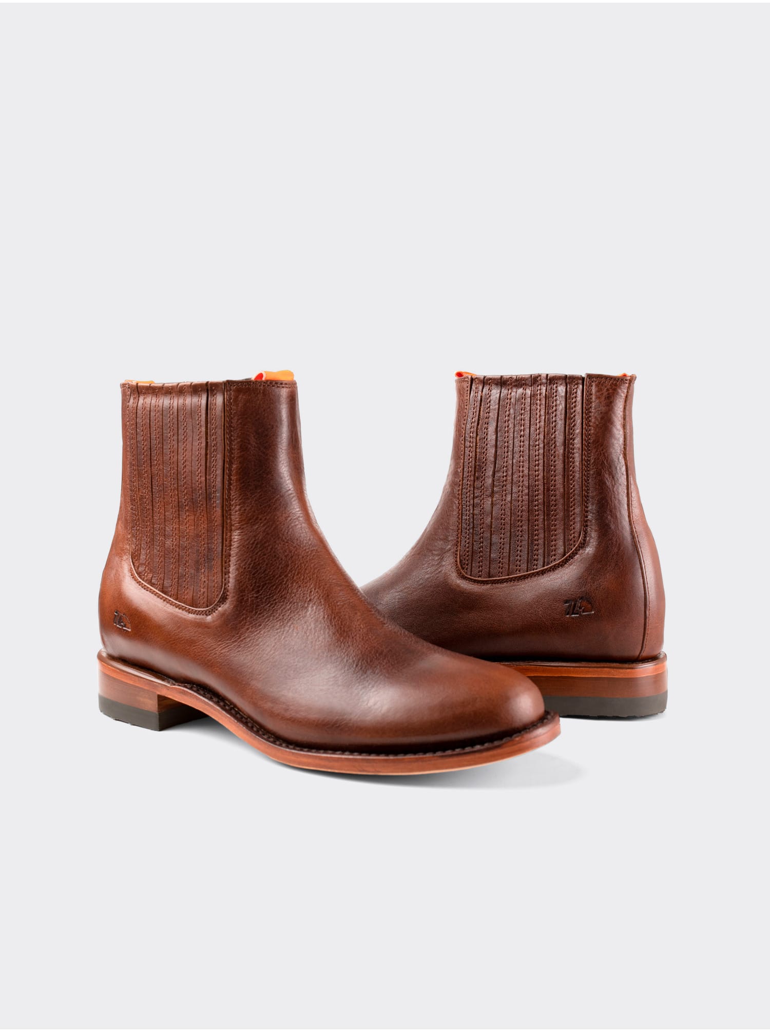 Botín Charro con Suela de Cuero Paddock Whiskey Estilo 6000