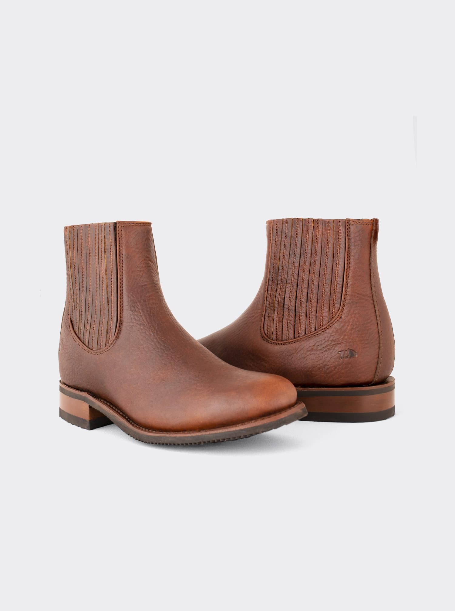 Botín Charro con Suela Antiderrapante Bull Fight Ocre Estilo 6000