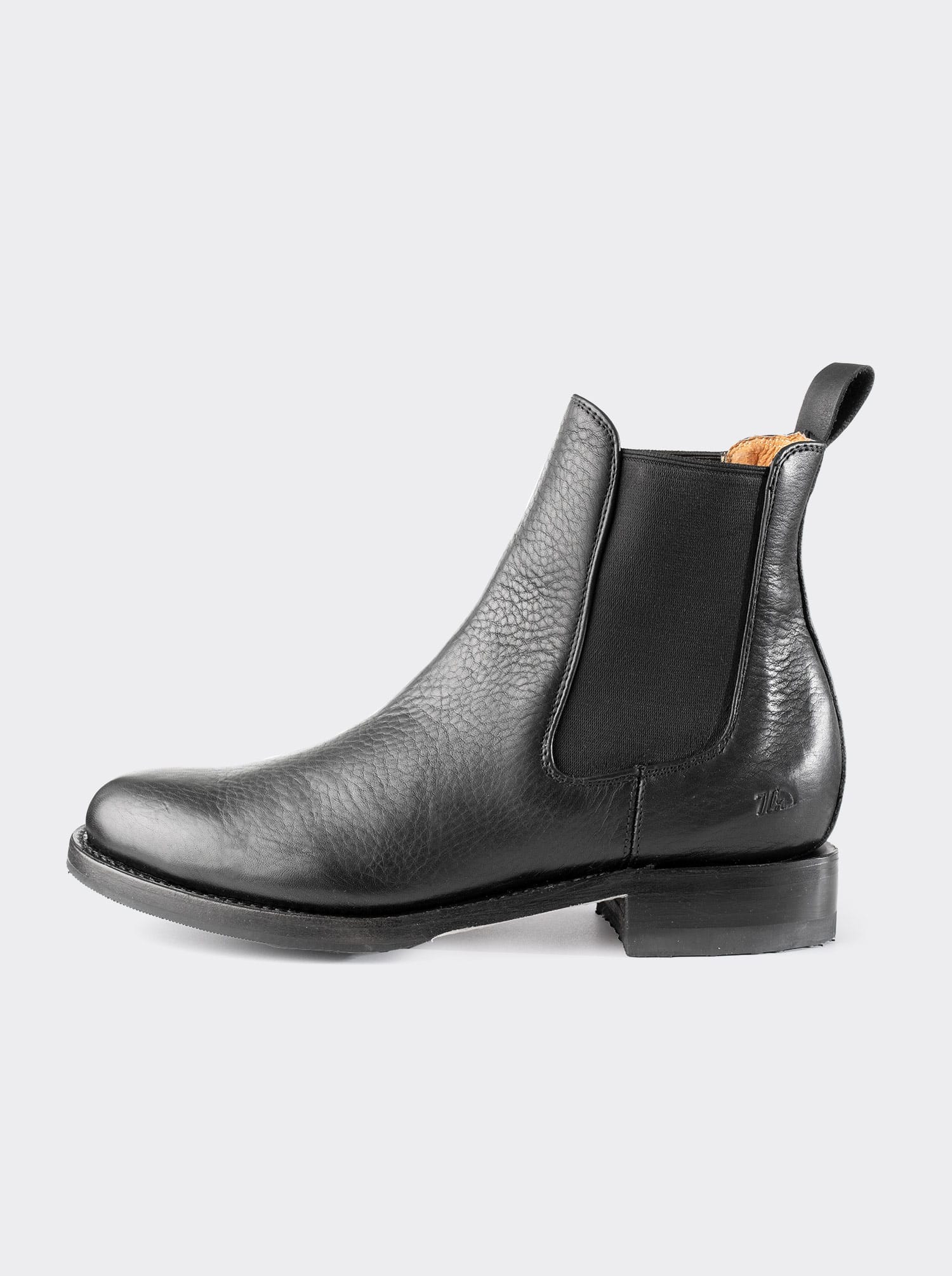 Botín Chelsea con Suela Doble Vida Antiderrapante Montana Negro Estilo 6206