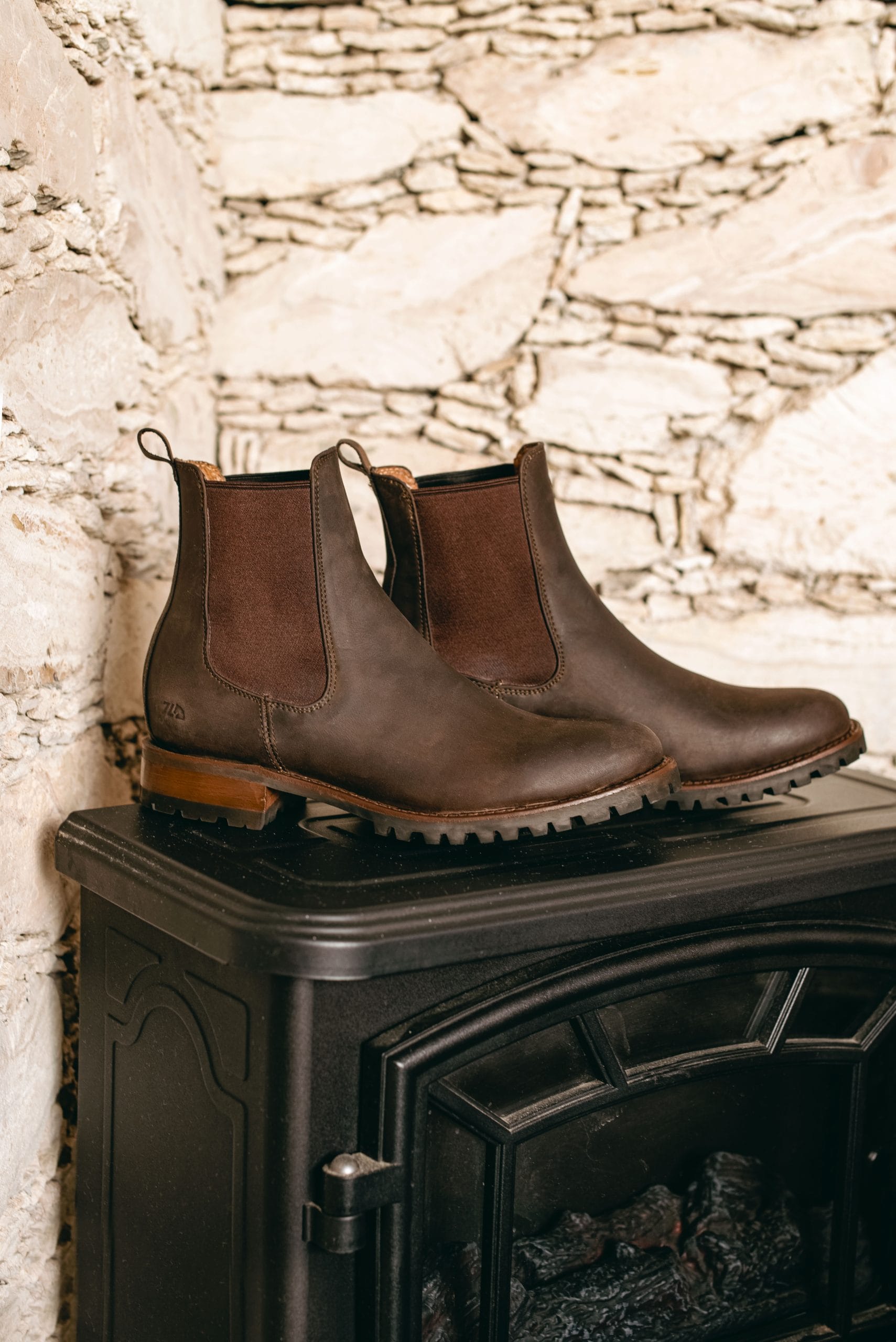 Botín Chelsea con Suela Track Crazy Café Estilo 6206