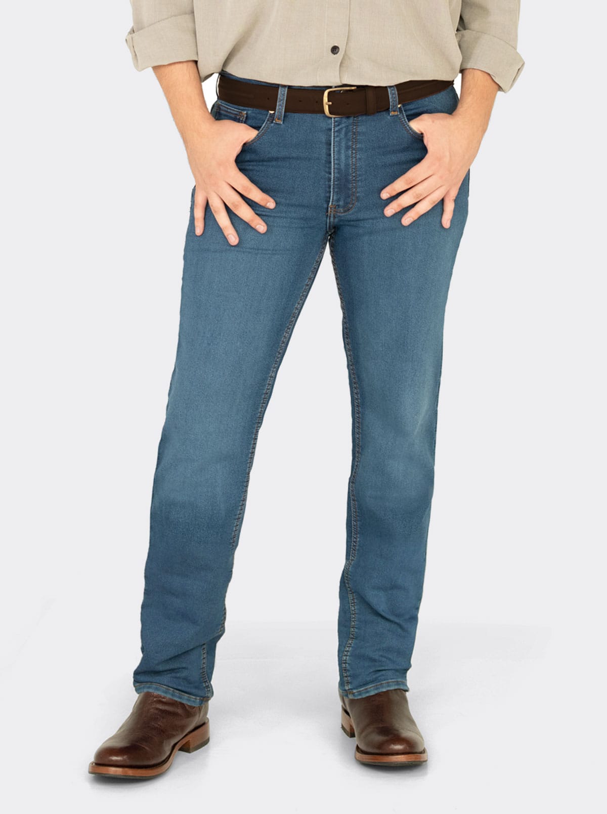 Pantalon Vaquero 7L FLEX Corte Regular Indigo Stone