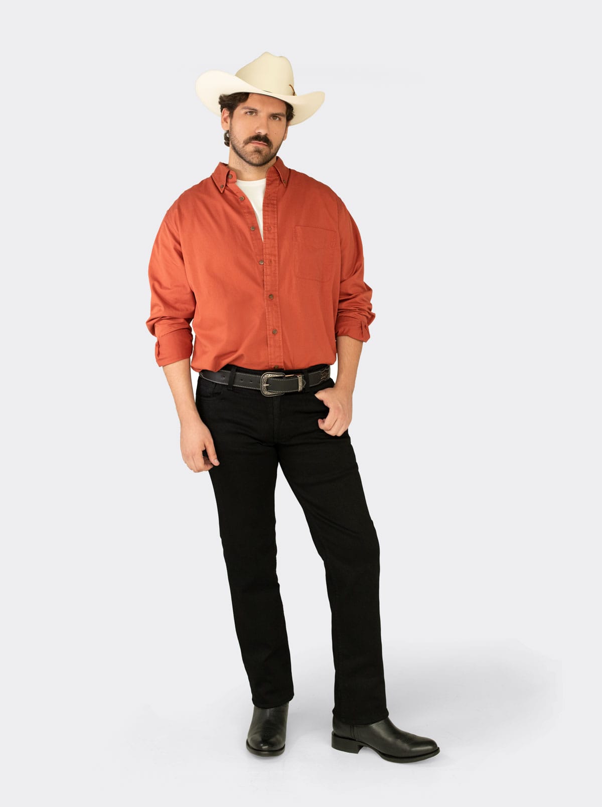 7L FLEX Regular Cut Denim Jeans Black