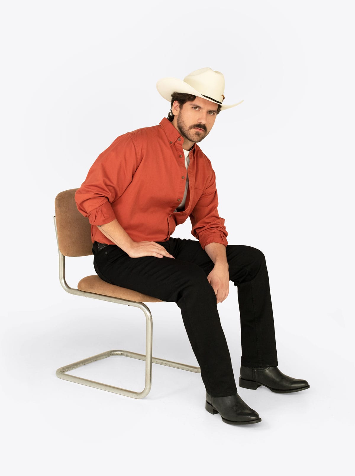 7L FLEX Regular Cut Denim Jeans Black