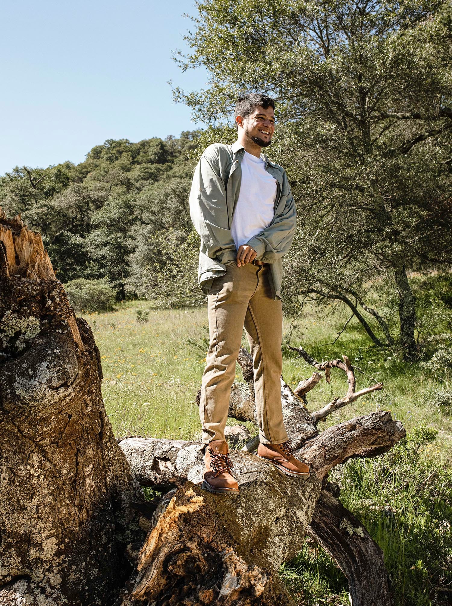 Outdoor Haiker Boot in Crazy Bronze Style 2413