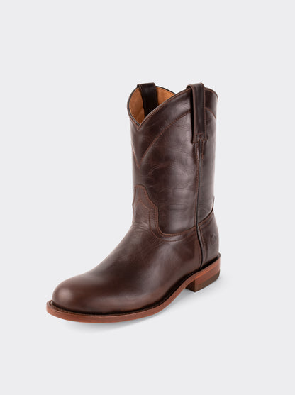 Bota Roper con Suela de Cuero Olmeca Café Estilo 1000
