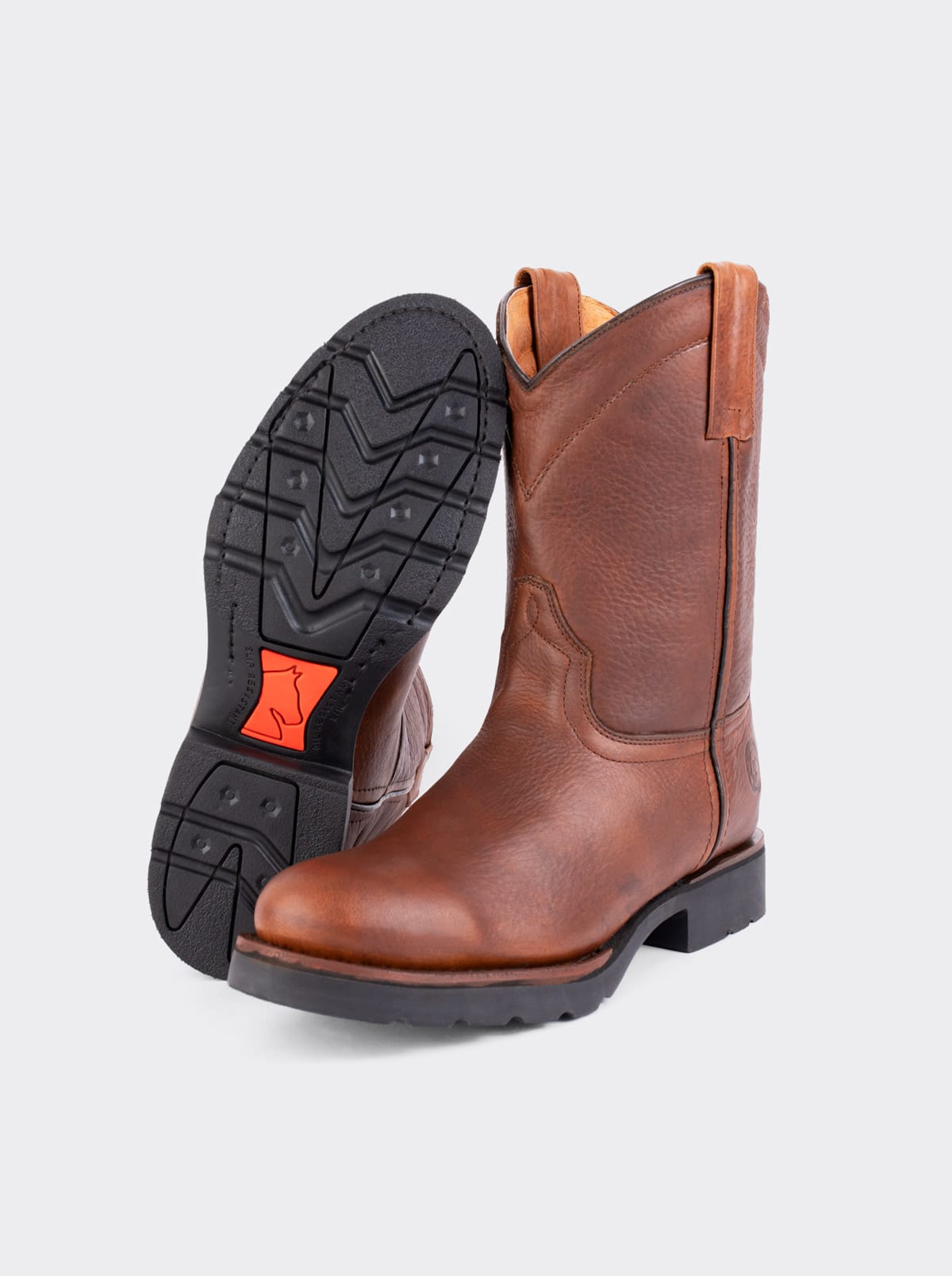 Bota Roper con Suela de Trabajo Bull Fight Ocre Estilo 1000