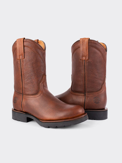 Bota Roper con Suela de Trabajo Bull Fight Ocre Estilo 1000
