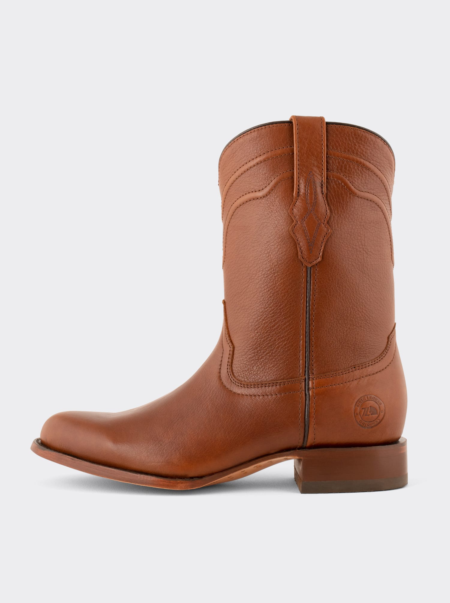 Bota Roper con Suela de Cuero Challenger Caoba Estilo 1004