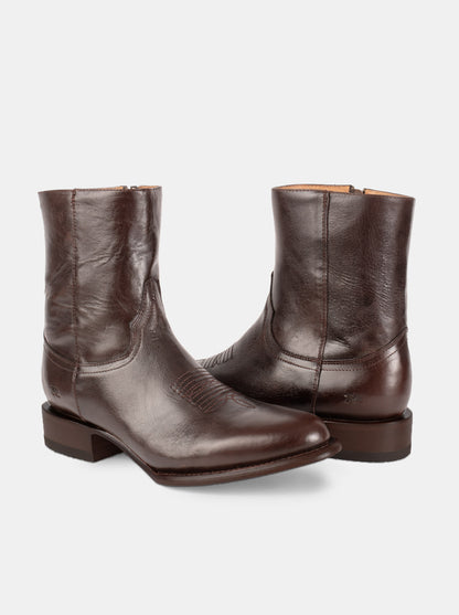 Botín Vaquero con Cierre Olmeca Café Estilo 11200