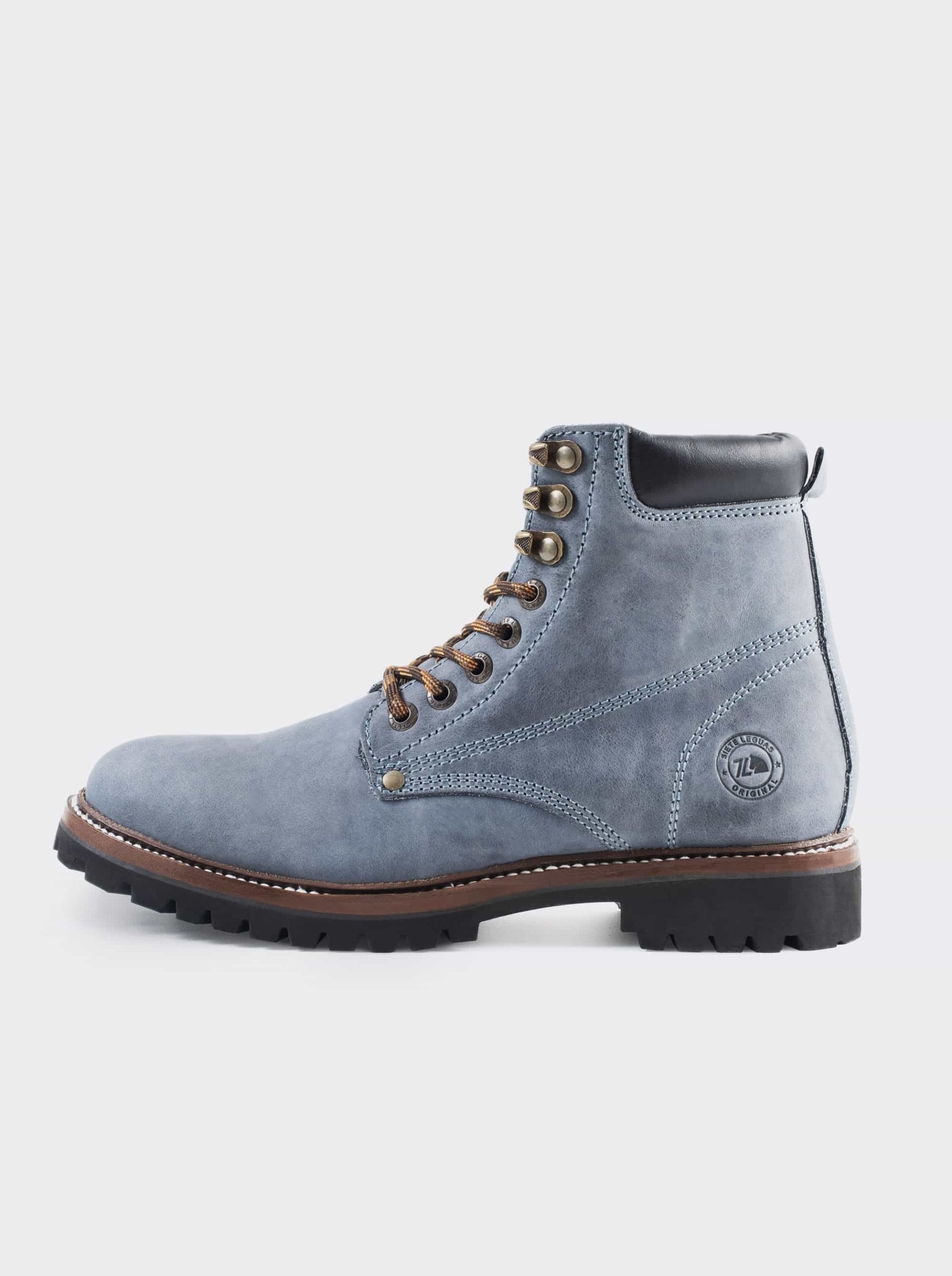 Bota Haiker + Amplio Crazy Azul Estilo 2413