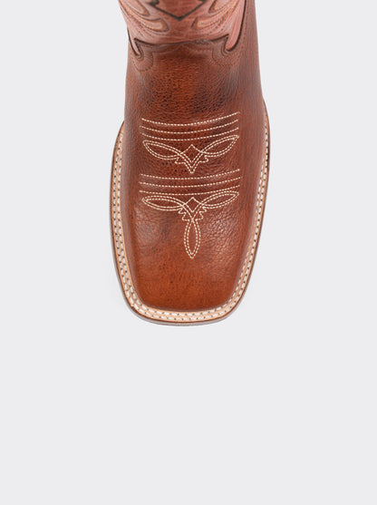 Bota Rodeo con Suela Antiderrapante Bisonte Americano Whiskey Estilo 1553