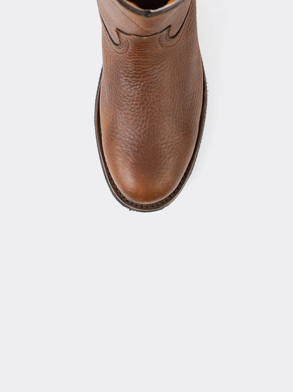 Zippered Roper Boot in Bull Fight Ocher Style 1677