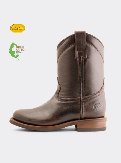 Bota Roper con Cierre y Suela Vibram Resistente a Aceites Paddock Expresso Estilo 1677