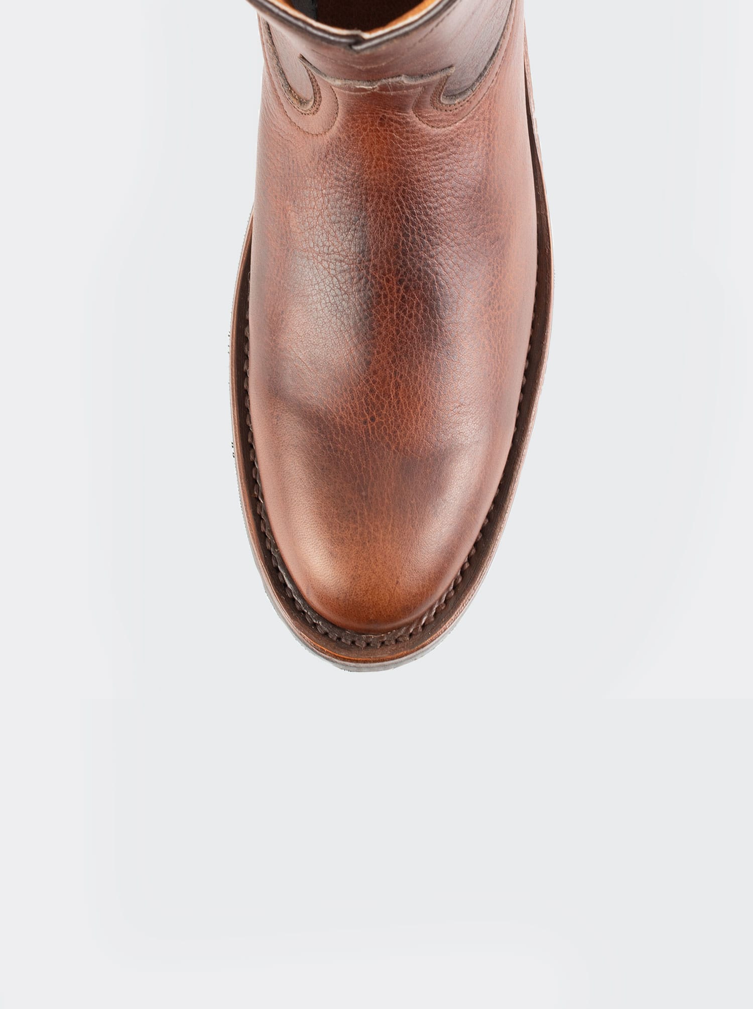 Men´s Leather Zip Roper Oil Resistant Vibram Boot Whiskey Paddock Style 1677