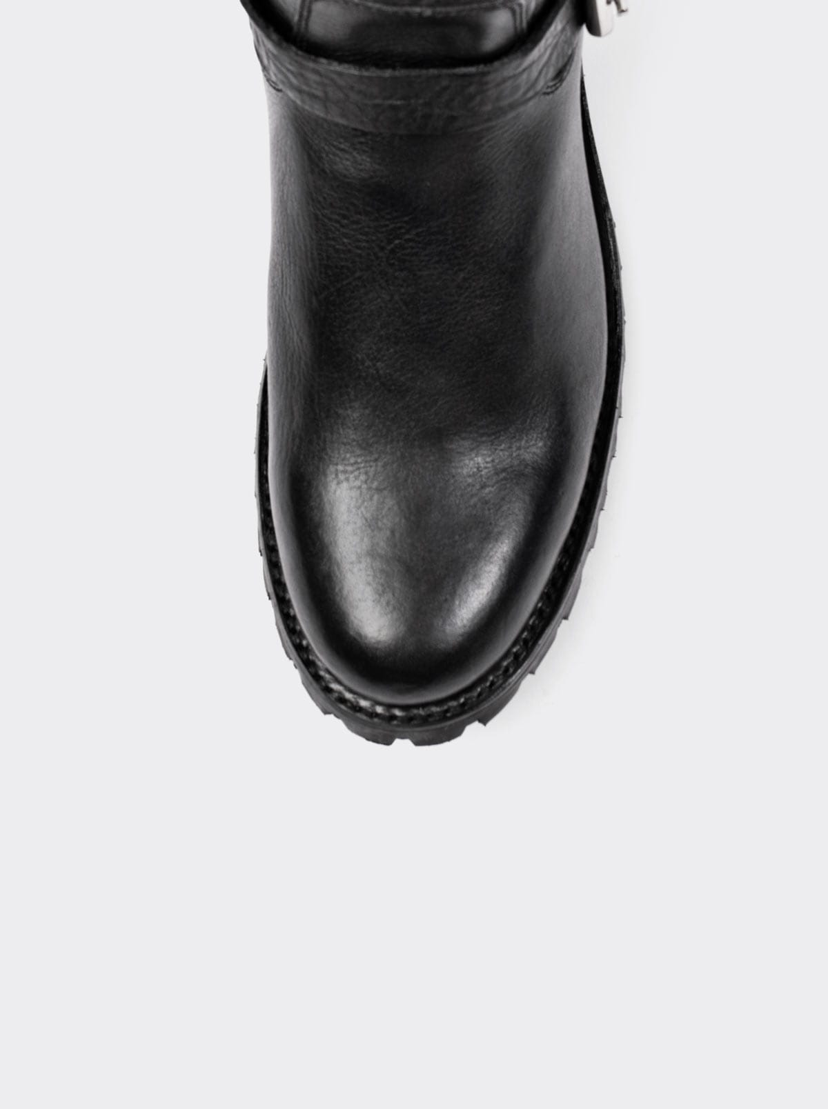 Bota Biker con Cierre y Suela Track Montana Negro Estilo 1806