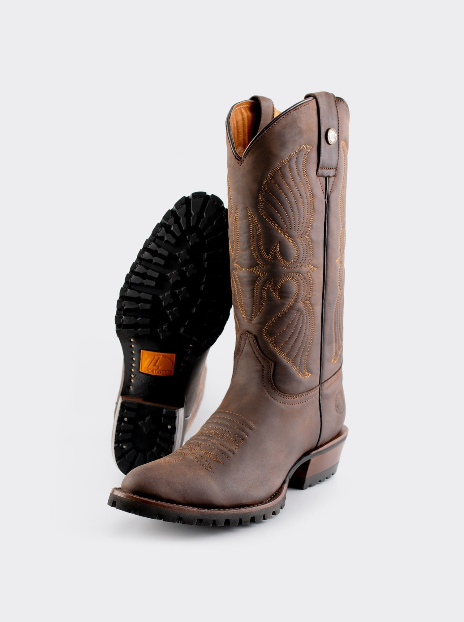 Bota Vaquera Siete Leguas para Trabajo Crazy Café Est. 1345