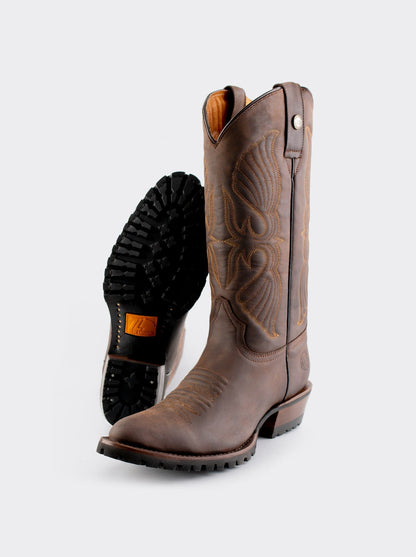 Bota Vaquera Siete Leguas para Trabajo Crazy Café Est. 1345