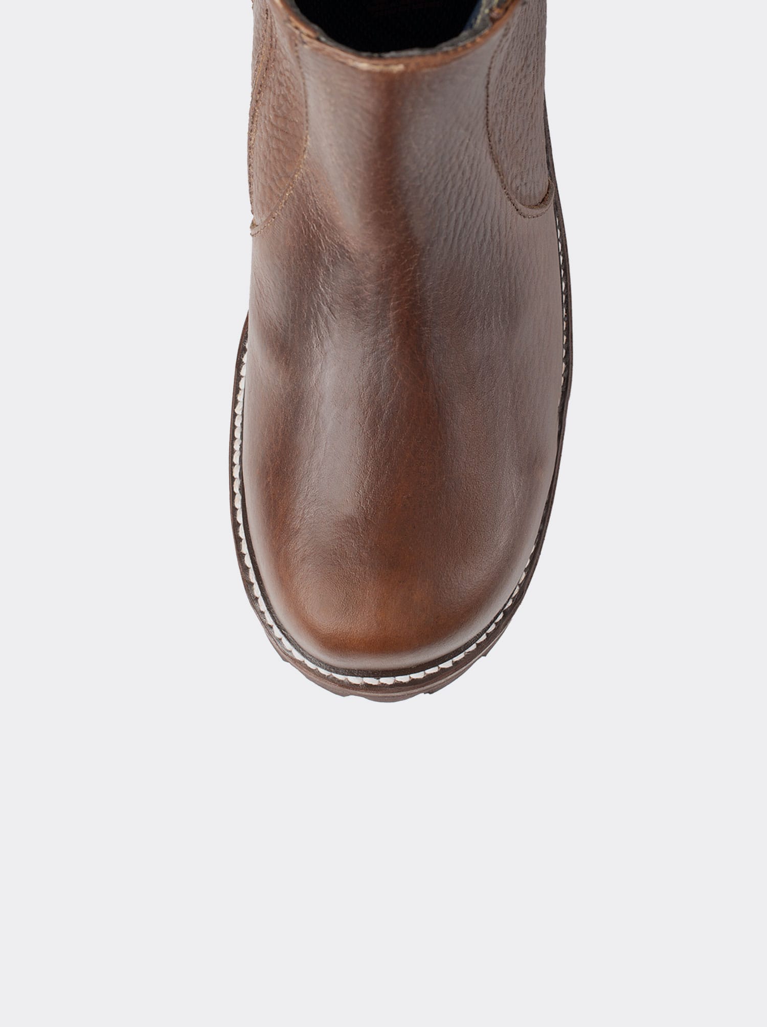 Zippered Comfort Boot in Bull Fight Ocher Style 2466