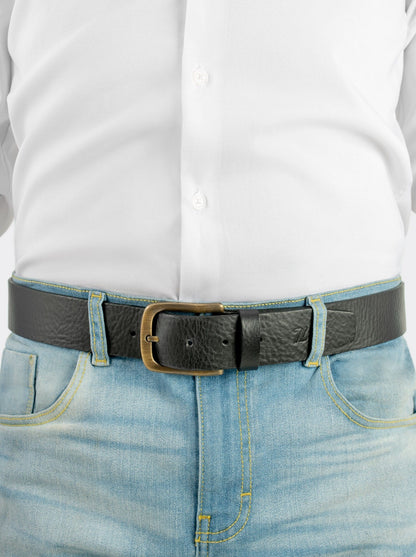 Cinturón Clásico Sillero Negro / Est. 10