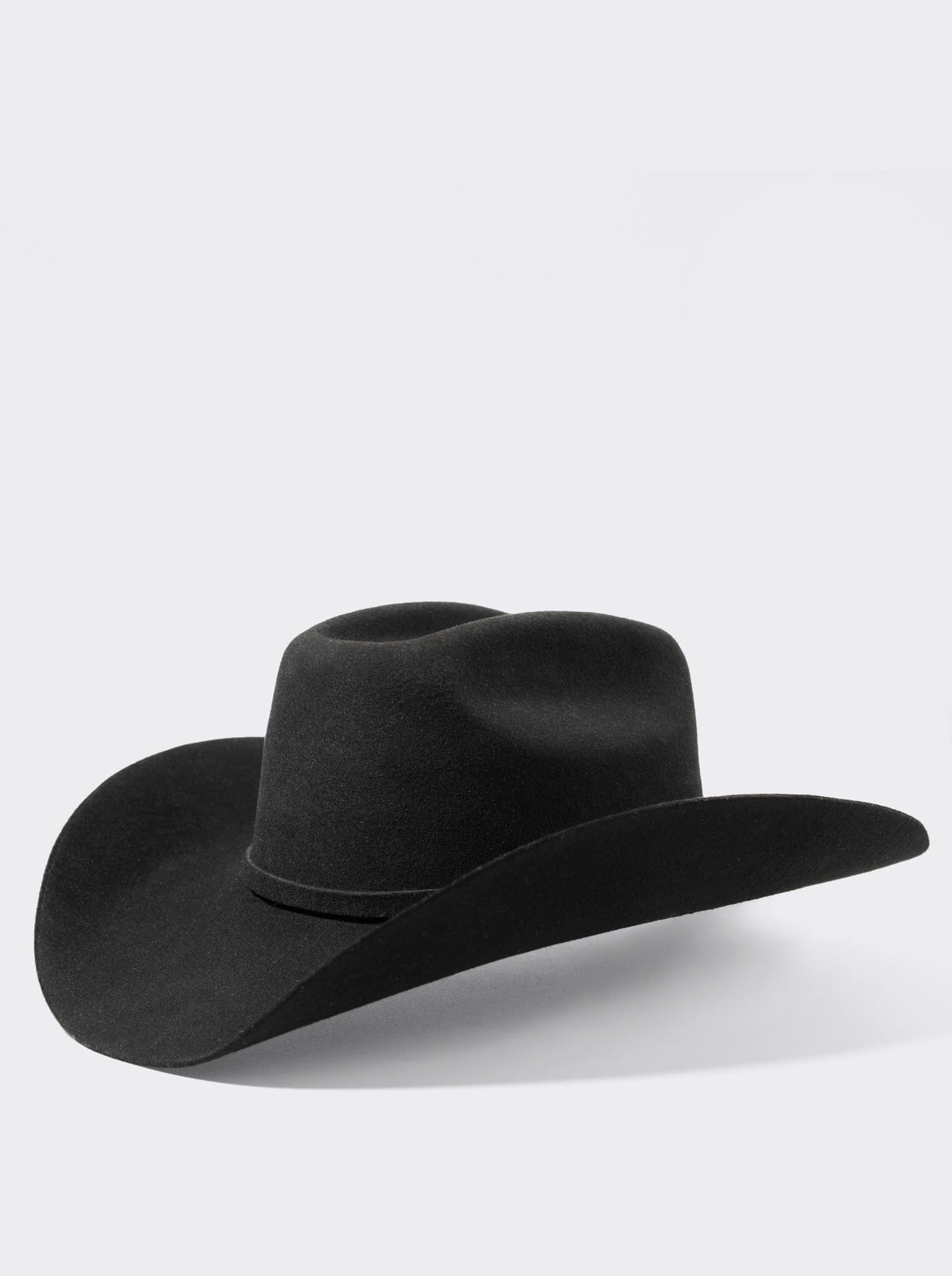 Texana Style Cowboy Hat in Black Wool