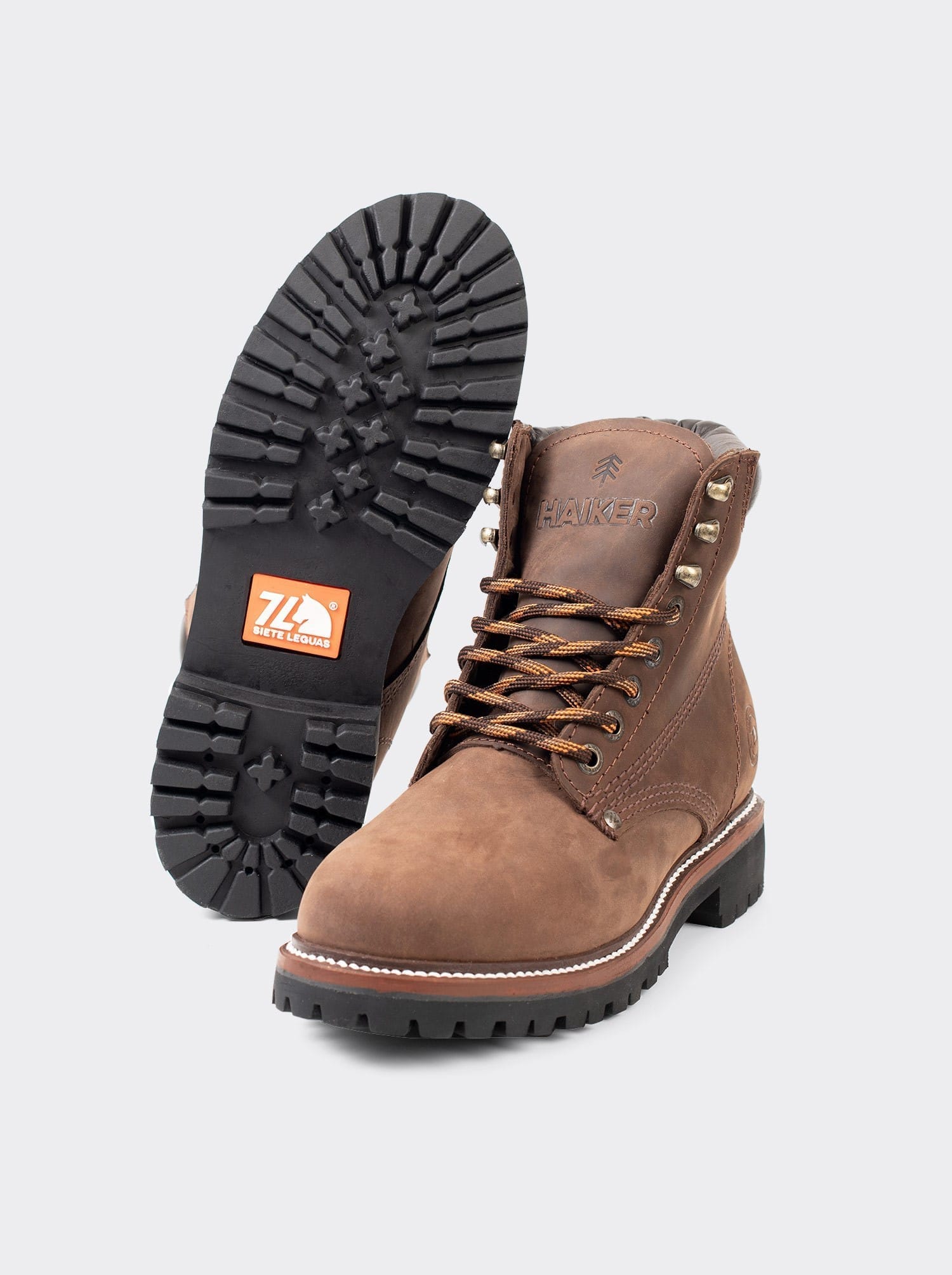 Bota Outdoor Siete Leguas de Uso Rudo Crazy Café Est. 2413