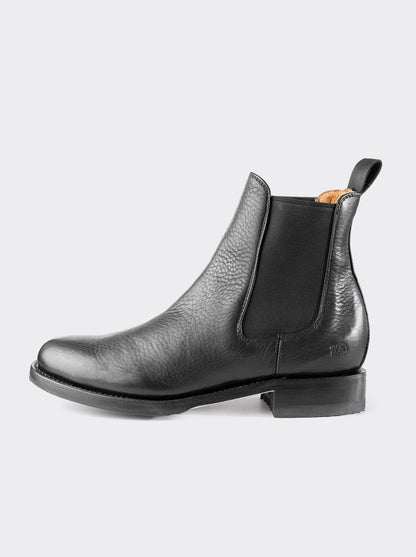 Botín Chelsea con Suela Doble Vida Antiderrapante  Montana Negro  Estilo 6206