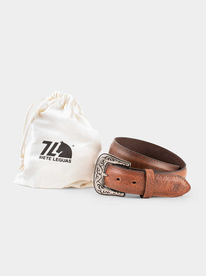 Cinturón Vaquero Bisonte Whiskey / Est. 13