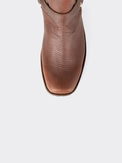 Botín Biker Bull Fight Ocre Estilo 3600