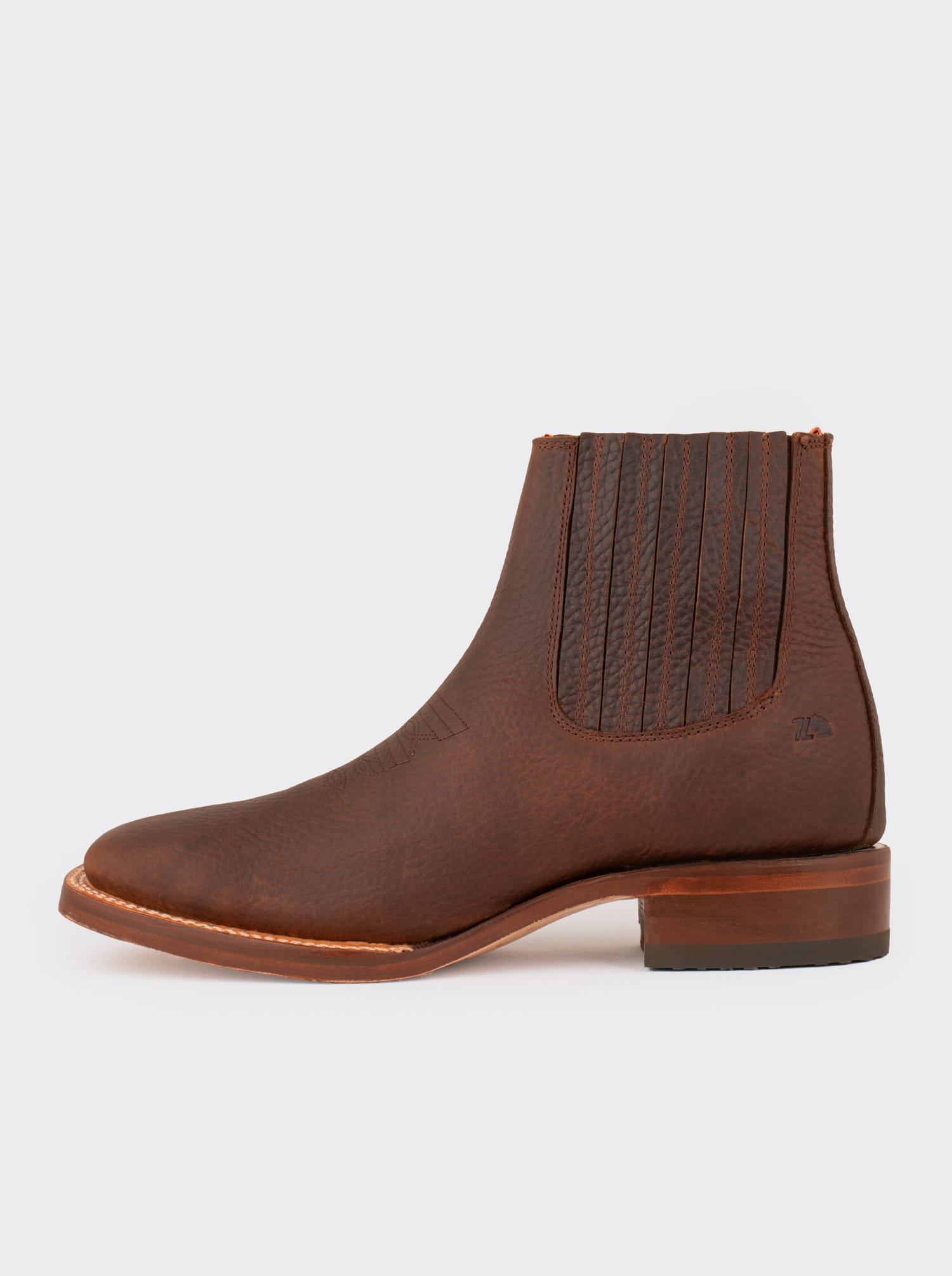 Botín Rodeo con Suela de Cuero Bull Fight Ocre Estilo 3601