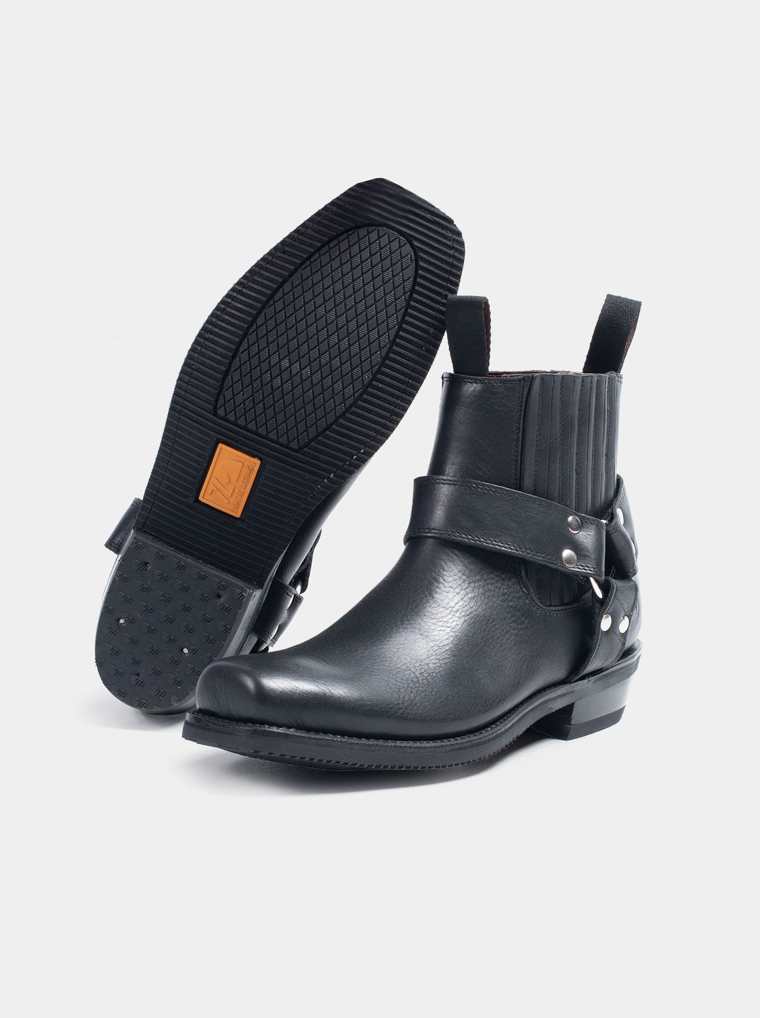 Botin Biker Siete Leguas Montana Negro Est. 3600