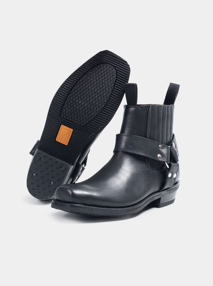 Botin Biker Siete Leguas Montana Negro Est. 3600